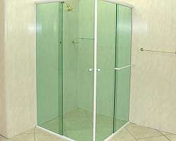 Box de vidro jateado para banheiro preço