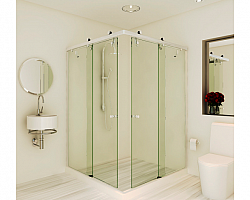 Box de vidro fumê Box de vidro fumê